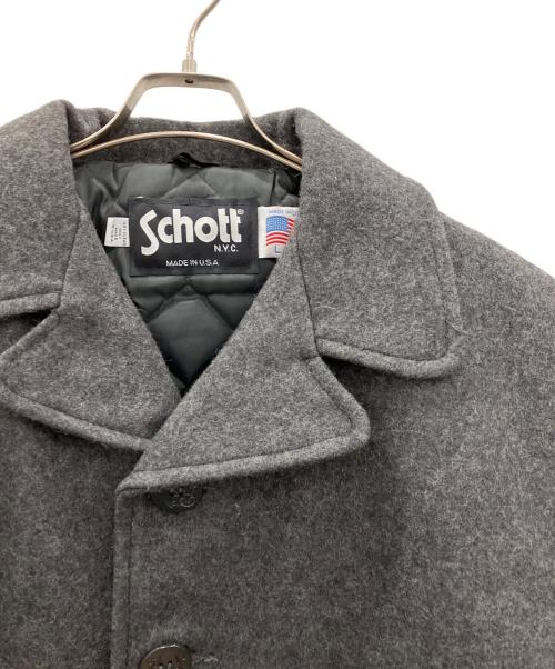 Schott（ショット）Schott (ショット) Pコート　Schott　メンズ　グレー　タグ付 グレー サイズ:L 未使用品の古着・服飾アイテム