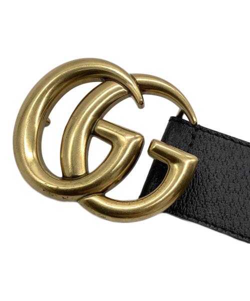 GUCCI（グッチ）GUCCI (グッチ) ベルト　GUCCI　DJ20T　GG　ブラック ブラックの古着・服飾アイテム