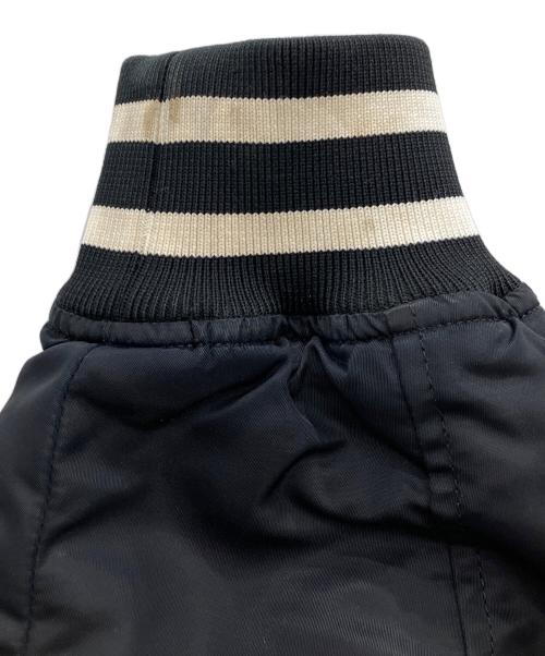 A BATHING APE（ア ベイシング エイプ）A BATHING APE (ア ベイシング エイプ) ナイロンスタジャン　A BATHING APE　メンズ　ブラック ブラック サイズ:XLの古着・服飾アイテム