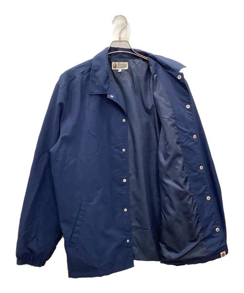 A BATHING APE（ア ベイシング エイプ）A BATHING APE (ア ベイシング エイプ) コーチジャケット　A BATHING APE　	メンズ　　ネイビー　　001GDJ201002H ネイビー サイズ:XLの古着・服飾アイテム