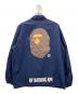 A BATHING APE (ア ベイシング エイプ) コーチジャケット　A BATHING APE　	メンズ　　ネイビー　　001GDJ201002H ネイビー サイズ:XL：11000円