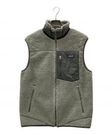 Patagonia（パタゴニア）の古着「フリースベスト　Patagonia　メンズ　グレー　S」｜グレー