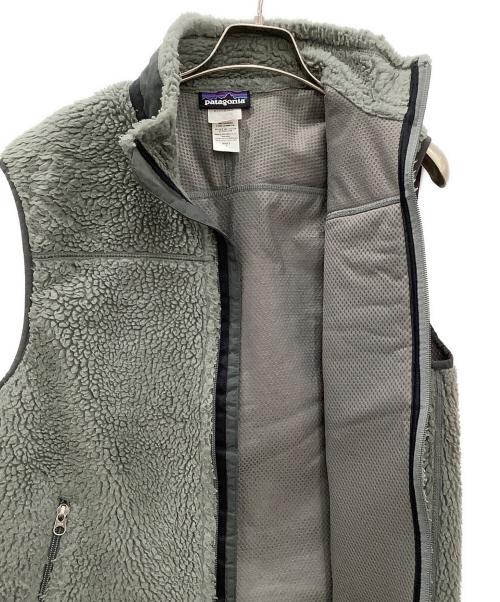 Patagonia（パタゴニア）Patagonia (パタゴニア) フリースベスト　Patagonia　メンズ　グレー　S グレー サイズ:Sの古着・服飾アイテム