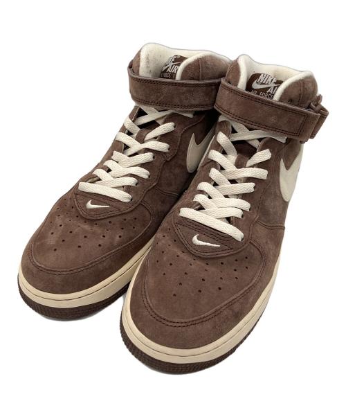 NIKE（ナイキ）NIKE (ナイキ) ハイカットスニーカー　NIKE　メンズ　ブラウン　Air Force 1 Mid ’07 QS　DM0107-200 ブラウン サイズ:28の古着・服飾アイテム