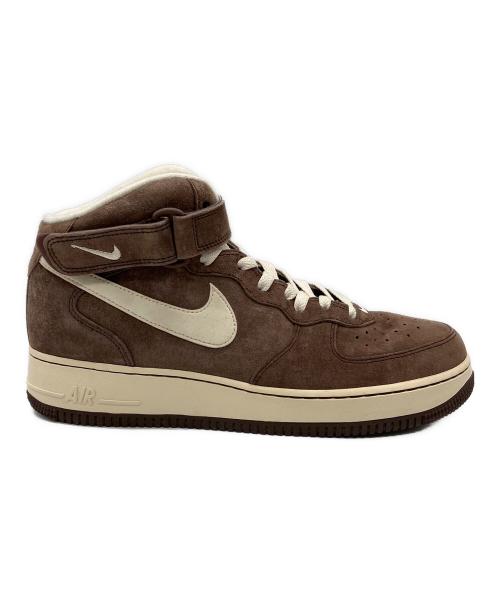NIKE（ナイキ）NIKE (ナイキ) ハイカットスニーカー　NIKE　メンズ　ブラウン　Air Force 1 Mid ’07 QS　DM0107-200 ブラウン サイズ:28の古着・服飾アイテム