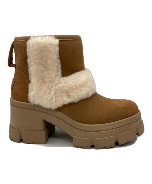 UGG（アグ）UGG (アグ) ムートンブーツ　UGG　レディース　ベージュ　Brooklyn Sunburst ベージュ サイズ:24.5の古着・服飾アイテム