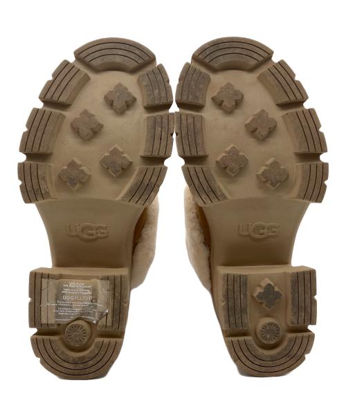 UGG（アグ）UGG (アグ) ムートンブーツ　UGG　レディース　ベージュ　Brooklyn Sunburst ベージュ サイズ:24.5の古着・服飾アイテム