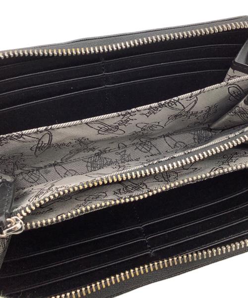 Vivienne Westwood（ヴィヴィアンウエストウッド）Vivienne Westwood (ヴィヴィアンウエストウッド) 長財布　Vivienne Westwood　ディアマンテ　ブラック ブラックの古着・服飾アイテム