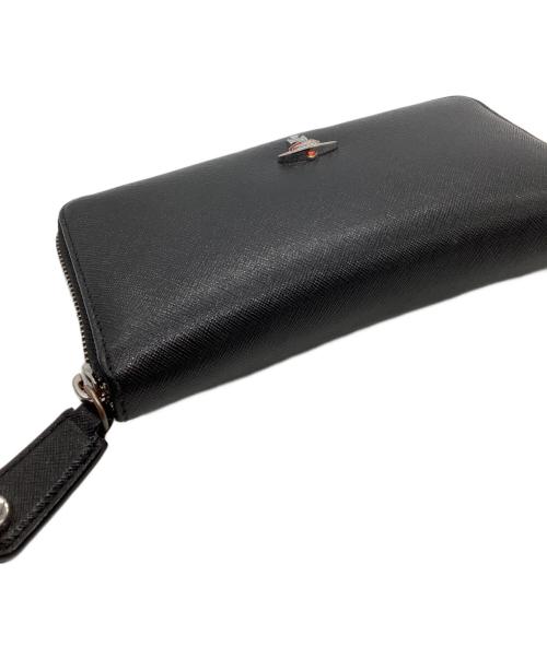 Vivienne Westwood（ヴィヴィアンウエストウッド）Vivienne Westwood (ヴィヴィアンウエストウッド) 長財布　Vivienne Westwood　ディアマンテ　ブラック ブラックの古着・服飾アイテム