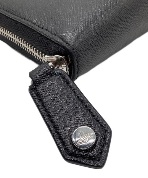 Vivienne Westwood（ヴィヴィアンウエストウッド）Vivienne Westwood (ヴィヴィアンウエストウッド) 長財布　Vivienne Westwood　ディアマンテ　ブラック ブラックの古着・服飾アイテム