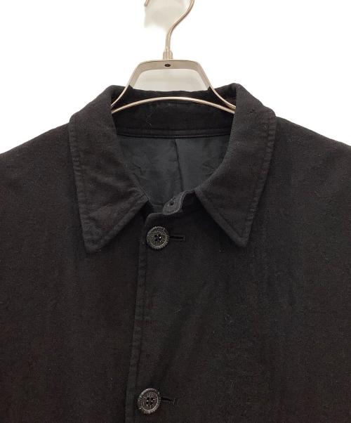 Y's for men（ワイズフォーメン）Y's for men (ワイズフォーメン) ステンカラーコート　Y'S for men　メンズ　ブラック　 ブラック サイズ:4の古着・服飾アイテム