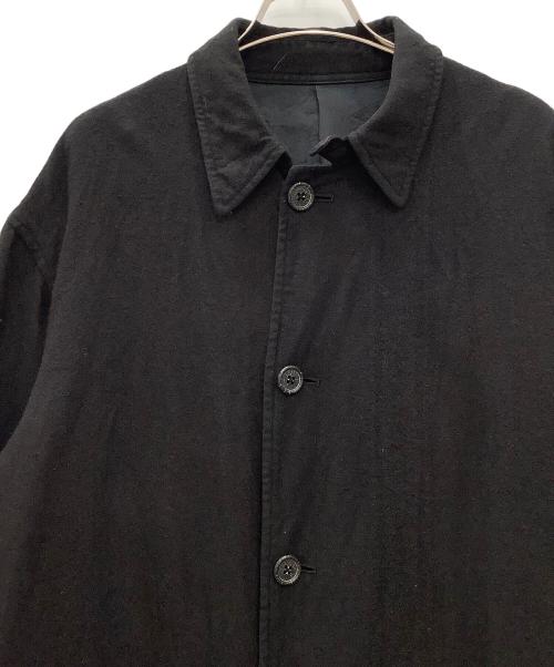 Y's for men（ワイズフォーメン）Y's for men (ワイズフォーメン) ステンカラーコート　Y'S for men　メンズ　ブラック　 ブラック サイズ:4の古着・服飾アイテム