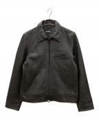 AVIREXアヴィレックス）の古着「トラッカー レザージャケット　AVIREX　メンズ　ブラック」｜ブラック