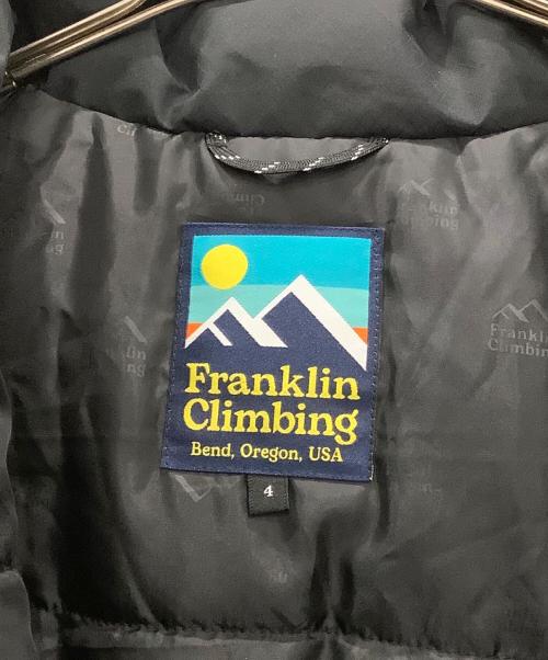 franklin climbing（フランクリンクライミング）franklin climbing (フランクリンクライミング) モンスターパーカー　Franklin Climbing　メンズ　ブラック ブラック サイズ:4の古着・服飾アイテム