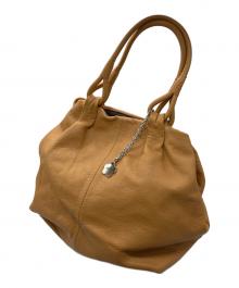 Hamano（ハマノ）の古着「トートバッグ　HAMANO　レザー　ブラウン」｜ブラウン