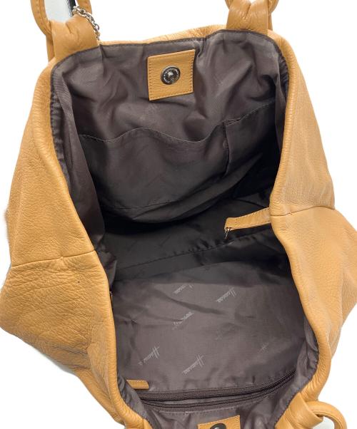 Hamano（ハマノ）Hamano (ハマノ) トートバッグ　HAMANO　レザー　ブラウン ブラウンの古着・服飾アイテム