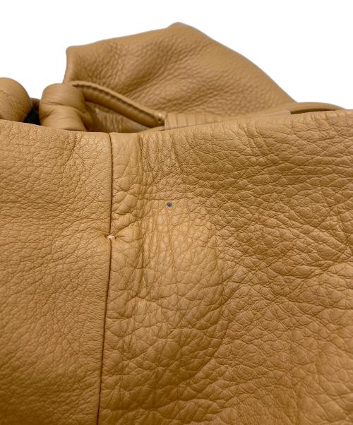 Hamano（ハマノ）Hamano (ハマノ) トートバッグ　HAMANO　レザー　ブラウン ブラウンの古着・服飾アイテム