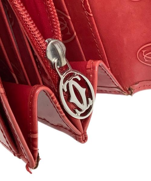 Cartier（カルティエ）Cartier (カルティエ) 長財布　Cartier　ハッピーバースディ　サ-モンレッド サ-モンレッドの古着・服飾アイテム