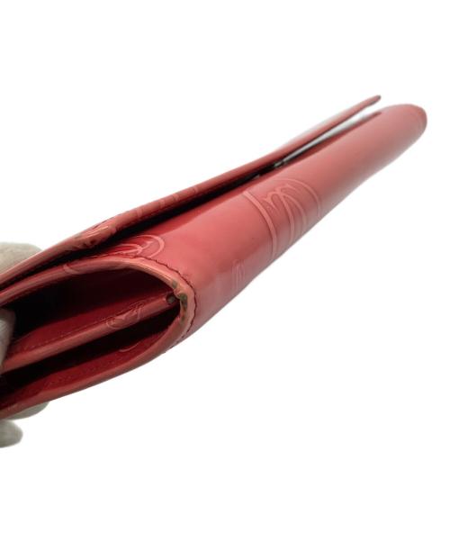 Cartier（カルティエ）Cartier (カルティエ) 長財布　Cartier　ハッピーバースディ　サ-モンレッド サ-モンレッドの古着・服飾アイテム