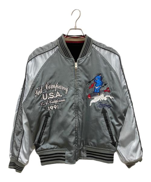TED COMPANY（テッドカンパニー）TED COMPANY (テッドカンパニー) リバーシブルジャケット　TED COMPANY　メンズ　グレー　	襟ヨゴレ有 グレー サイズ:40の古着・服飾アイテム