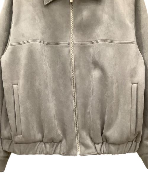 Lui's（ルイス）Lui's (ルイス) フェイクスエードショートブルゾン　Lui's　メンズ　グレー グレー サイズ:Ｓの古着・服飾アイテム