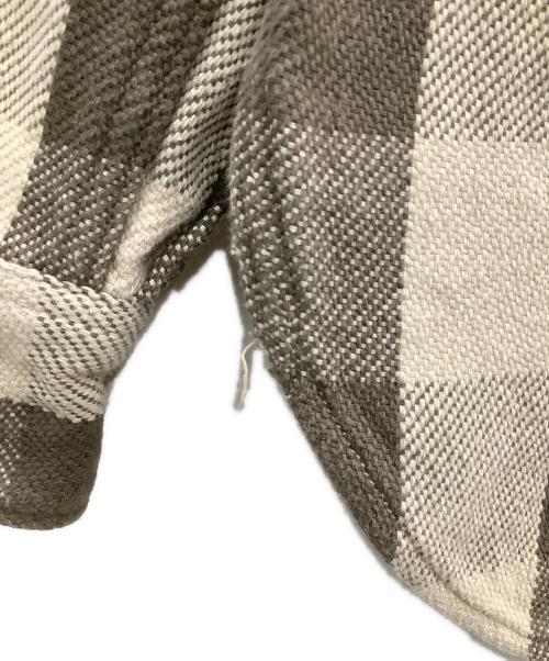 WAREHOUSE（ウエアハウス）WAREHOUSE (ウエアハウス) 長袖シャツ　WAREHOUSE　メンズ　ブラウン×ベージュ ブラウン×ベージュ サイズ:Ｓの古着・服飾アイテム