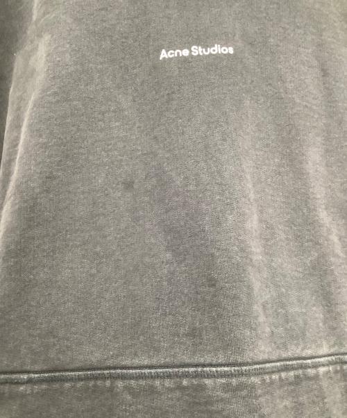Acne studios（アクネ ストゥディオズ）Acne studios (アクネ ストゥディオス) ロゴプリントフーディー　ACNE STUDIOS　メンズ　ブラック ブラック サイズ:Mの古着・服飾アイテム