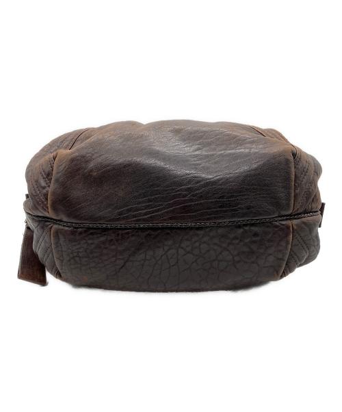 FENDI（フェンディ）FENDI (フェンディ) ハンドバッグ　FENDI　ミニ スパイバッグ　レザー　ブラウン　	各所色落ち・型崩れ・ハンドルダメージ有 ブラウンの古着・服飾アイテム