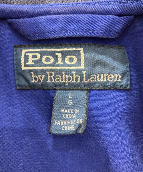 POLO RALPH LAUREN（ポロ・ラルフローレン）POLO RALPH LAUREN (ポロ・ラルフローレン) ベースボールジャケット ブルー サイズ:Lの古着・服飾アイテム