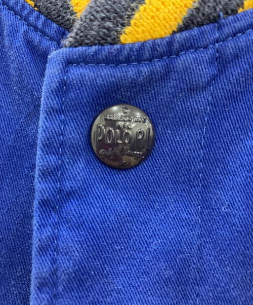 POLO RALPH LAUREN（ポロ・ラルフローレン）POLO RALPH LAUREN (ポロ・ラルフローレン) ベースボールジャケット ブルー サイズ:Lの古着・服飾アイテム