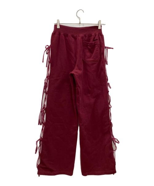 HELLO KITTY（ハローキティ）HELLO KITTY (ハローキティ) Snidel (スナイデル) レースアップパンツ レッド サイズ:1の古着・服飾アイテム