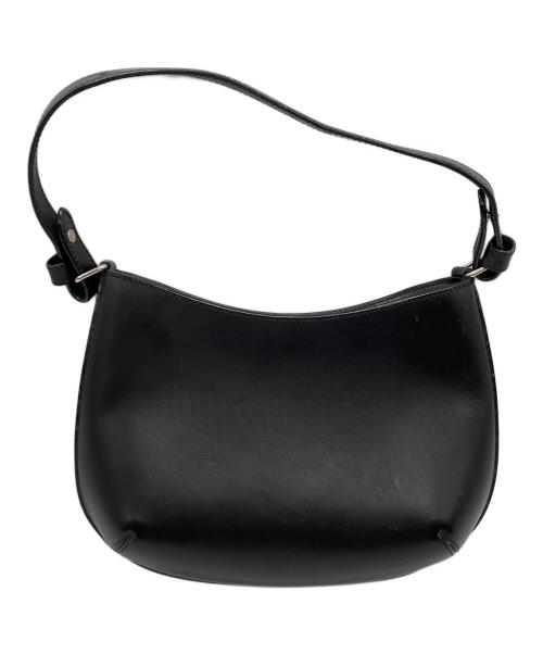 SOMES（ソメス）SOMES (ソメス) レザーワンショルダーバッグ　SOMES　ブラック ブラックの古着・服飾アイテム