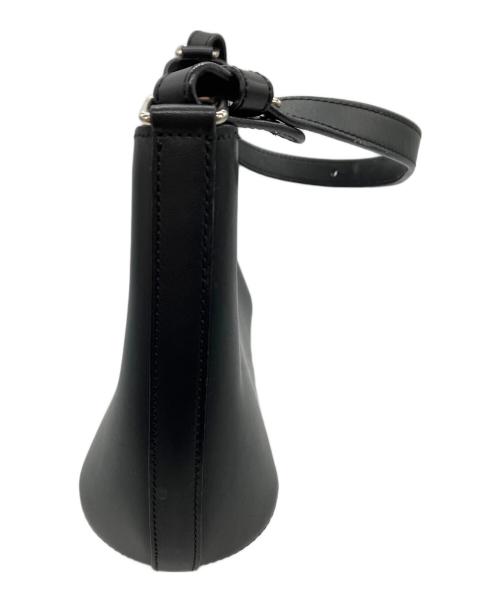 SOMES（ソメス）SOMES (ソメス) レザーワンショルダーバッグ　SOMES　ブラック ブラックの古着・服飾アイテム