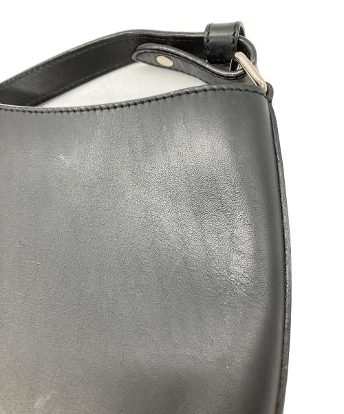 SOMES（ソメス）SOMES (ソメス) レザーワンショルダーバッグ　SOMES　ブラック ブラックの古着・服飾アイテム