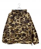 VANSヴァンズ）の古着「アノラックパーカー　VANS　メンズ　ベージュ　カモフラージュ柄　」｜ベージュ