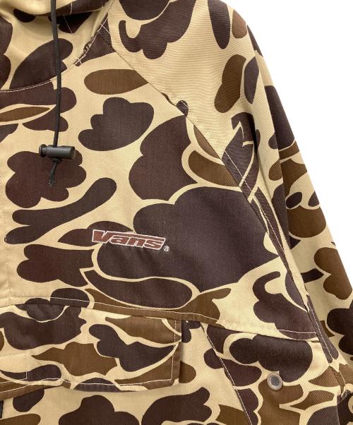 VANS（ヴァンズ）VANS (ヴァンズ) アノラックパーカー　VANS　メンズ　ベージュ　カモフラージュ柄　 ベージュ サイズ:Lの古着・服飾アイテム