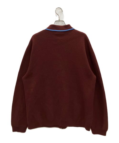 SUPREME（シュプリーム）SUPREME (シュプリーム) カーディガン ブラウン×ブルー サイズ:Lの古着・服飾アイテム