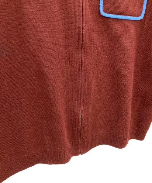 SUPREME（シュプリーム）SUPREME (シュプリーム) カーディガン ブラウン×ブルー サイズ:Lの古着・服飾アイテム