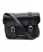 Dr.Martensドクターマーチン）の古着「ショルダーバッグ　Dr.Martens　レザー　ブラック」｜ブラック