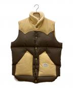 RockyMountainFeatherBed×NEIGHBORHOODロッキーマウンテンフェザーベッド×ネイバーフッド）の古着「ダウンベスト」｜ブラウン