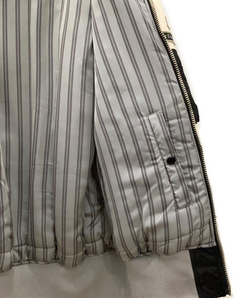 The shepherd UNDERCOVER（ザシェパード アンダーカバー）The shepherd UNDERCOVER ALPHA (アルファ) FRAGMENT (フラッグメント) MA-1ジャケット　the shepherd UNDERCOVER　ALPHA　FRAGMENT ブラック サイズ:Lの古着・服飾アイテム