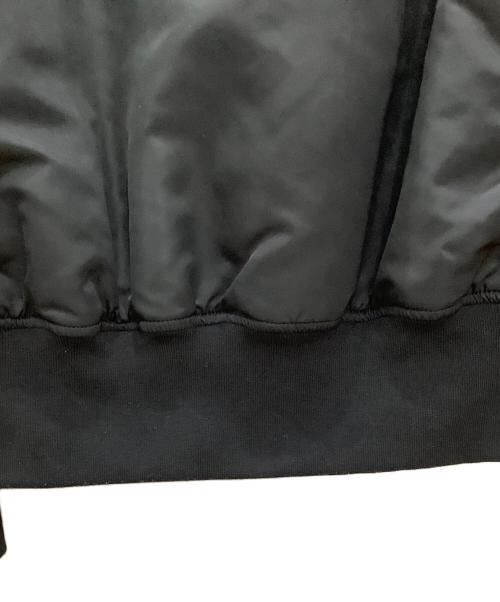 The shepherd UNDERCOVER（ザシェパード アンダーカバー）The shepherd UNDERCOVER ALPHA (アルファ) FRAGMENT (フラッグメント) MA-1ジャケット　the shepherd UNDERCOVER　ALPHA　FRAGMENT ブラック サイズ:Lの古着・服飾アイテム