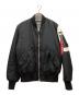 The shepherd UNDERCOVER（ザシェパード アンダーカバー）の古着「MA-1ジャケット　the shepherd UNDERCOVER　ALPHA　FRAGMENT」｜ブラック