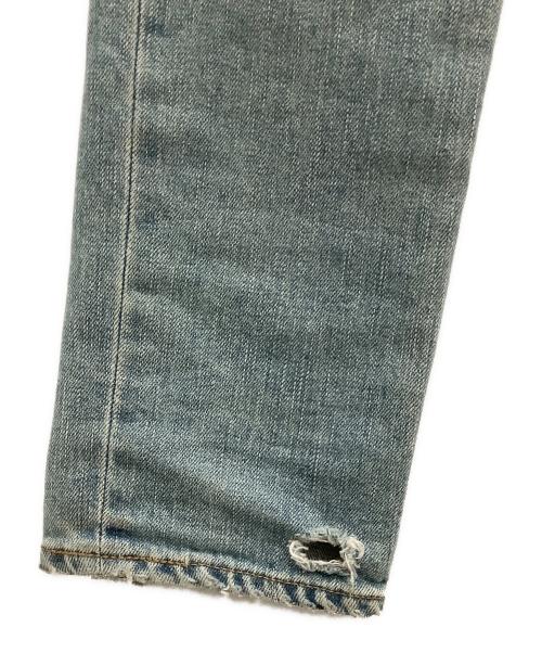 Saint Laurent Paris（サンローランパリ）Saint Laurent Paris (サンローランパリ) クラッシュデストロイデニムパンツ　Saint Laurent Paris　メンズ　インディゴ インディゴ サイズ:73.5㎝（W29）の古着・服飾アイテム