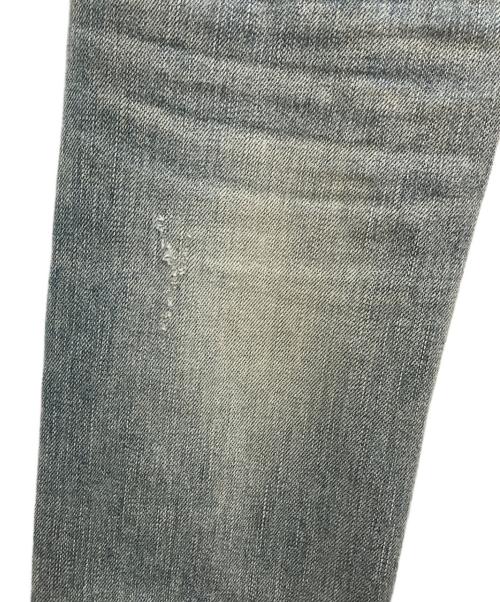 Saint Laurent Paris（サンローランパリ）Saint Laurent Paris (サンローランパリ) クラッシュデストロイデニムパンツ　Saint Laurent Paris　メンズ　インディゴ インディゴ サイズ:73.5㎝（W29）の古着・服飾アイテム