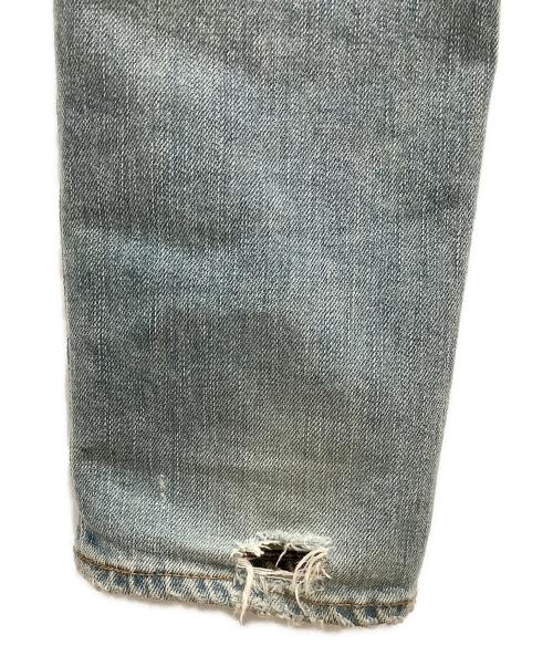 Saint Laurent Paris（サンローランパリ）Saint Laurent Paris (サンローランパリ) クラッシュデストロイデニムパンツ　Saint Laurent Paris　メンズ　インディゴ インディゴ サイズ:73.5㎝（W29）の古着・服飾アイテム