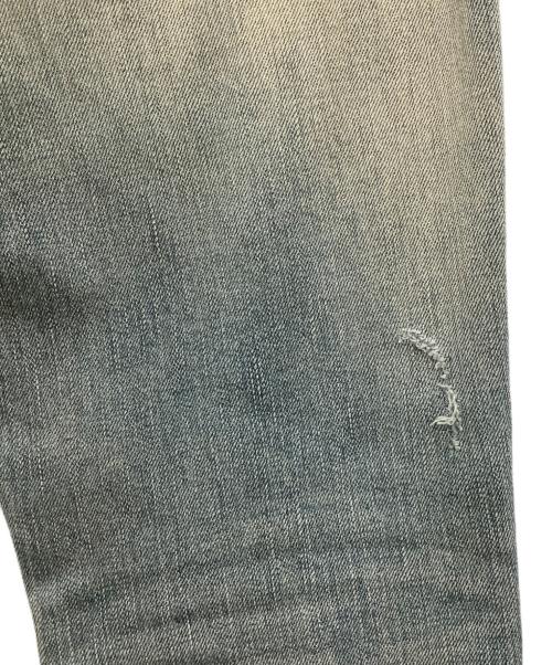 Saint Laurent Paris（サンローランパリ）Saint Laurent Paris (サンローランパリ) クラッシュデストロイデニムパンツ　Saint Laurent Paris　メンズ　インディゴ インディゴ サイズ:73.5㎝（W29）の古着・服飾アイテム