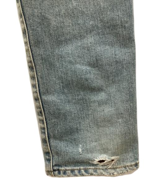 Saint Laurent Paris（サンローランパリ）Saint Laurent Paris (サンローランパリ) クラッシュデストロイデニムパンツ　Saint Laurent Paris　メンズ　インディゴ インディゴ サイズ:73.5㎝（W29）の古着・服飾アイテム