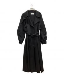 ETRE TOKYO（エトレトウキョウ）の古着「ウールチノコンシャススリーブトレンチコート」｜ブラック