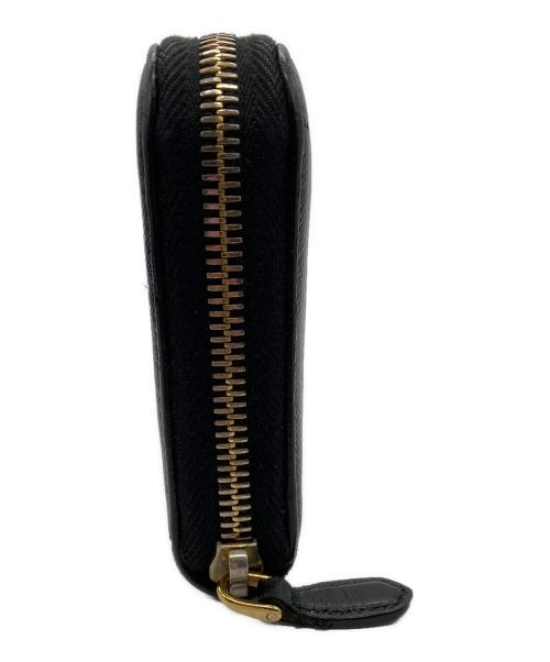 PRADA（プラダ）PRADA (プラダ) ラウンドファスナー長財布　PRADA　ブラック ブラックの古着・服飾アイテム